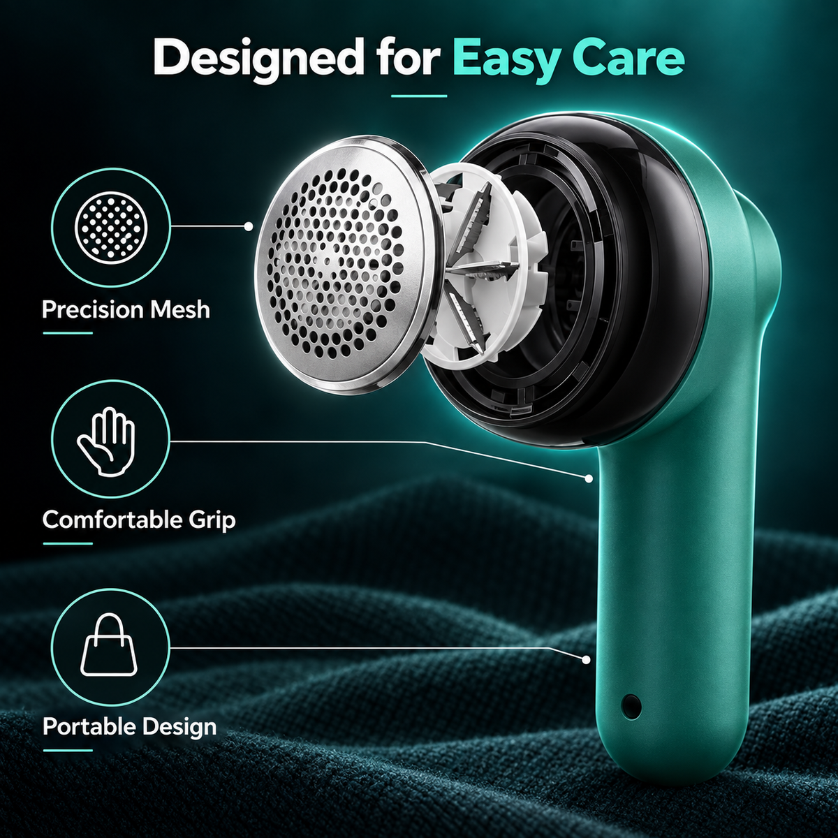 Rechargeable Electric Lint Remover – Fabric Shaver for Clothes & Sweaters