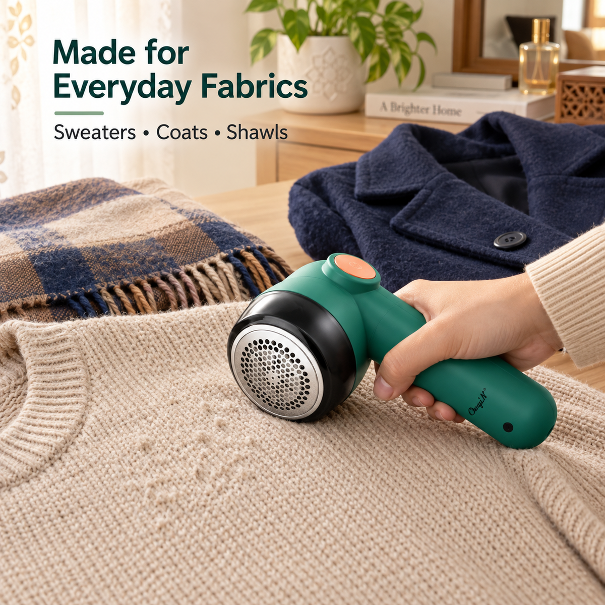 Rechargeable Electric Lint Remover – Fabric Shaver for Clothes & Sweaters