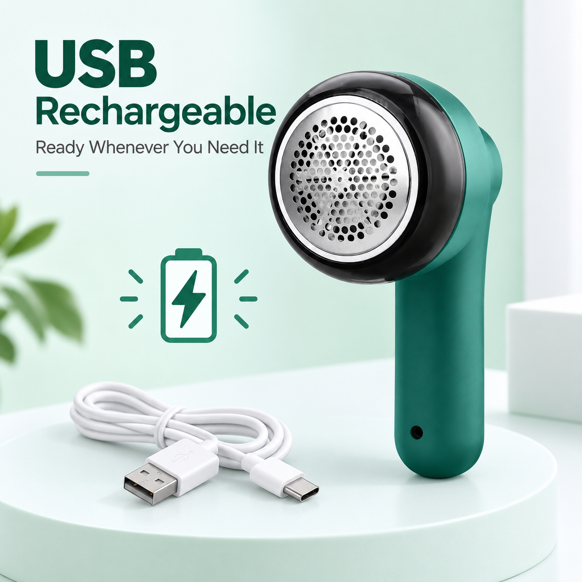 Rechargeable Electric Lint Remover – Fabric Shaver for Clothes & Sweaters